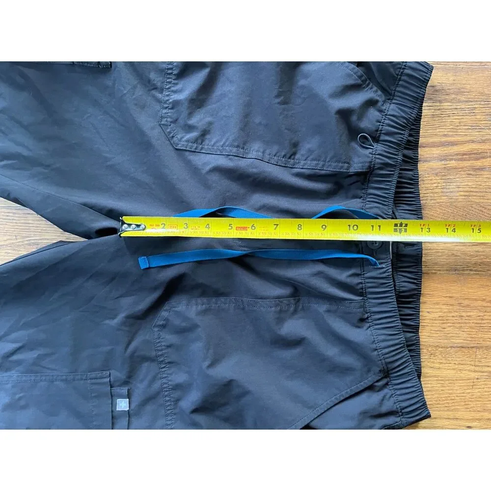 FIGS Technical Collection Gray Cairo Slim FREEx Lined Cargo Pants Mens Sz Medium